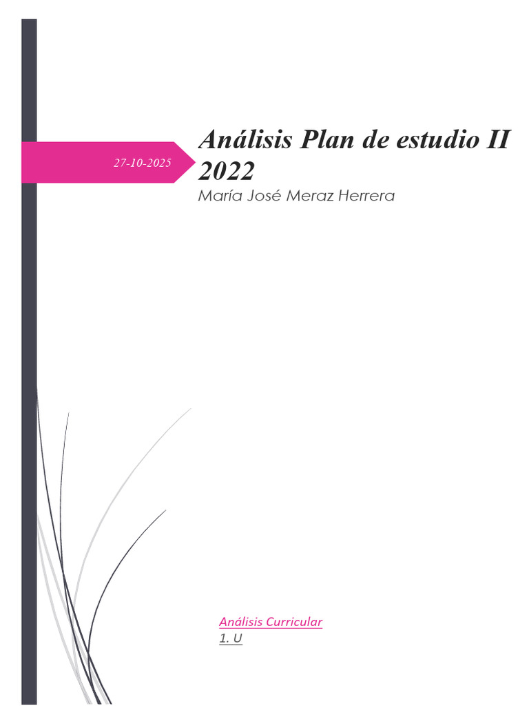 4 Actividad Analisis Plan de Estudio II 2022 | PDF | Plan de estudios ...