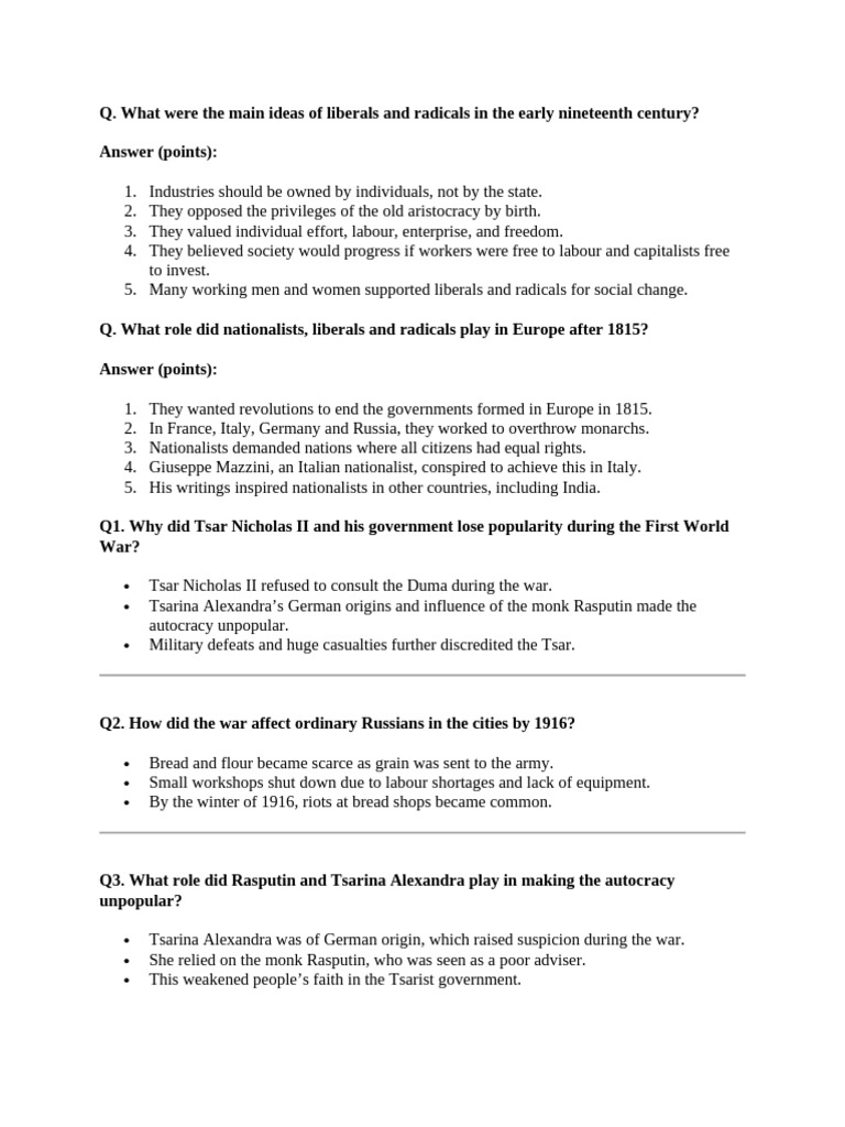 SST Half Yearly Question History | PDF | Soviet Union | World Politics