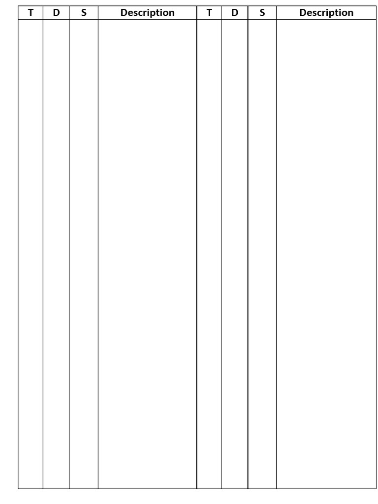 Taking Off Sheet | PDF