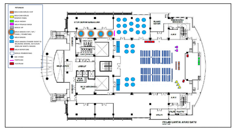 Layout Dewan Utama Dan Dewan Makan Updated- 22.12.2025 | PDF