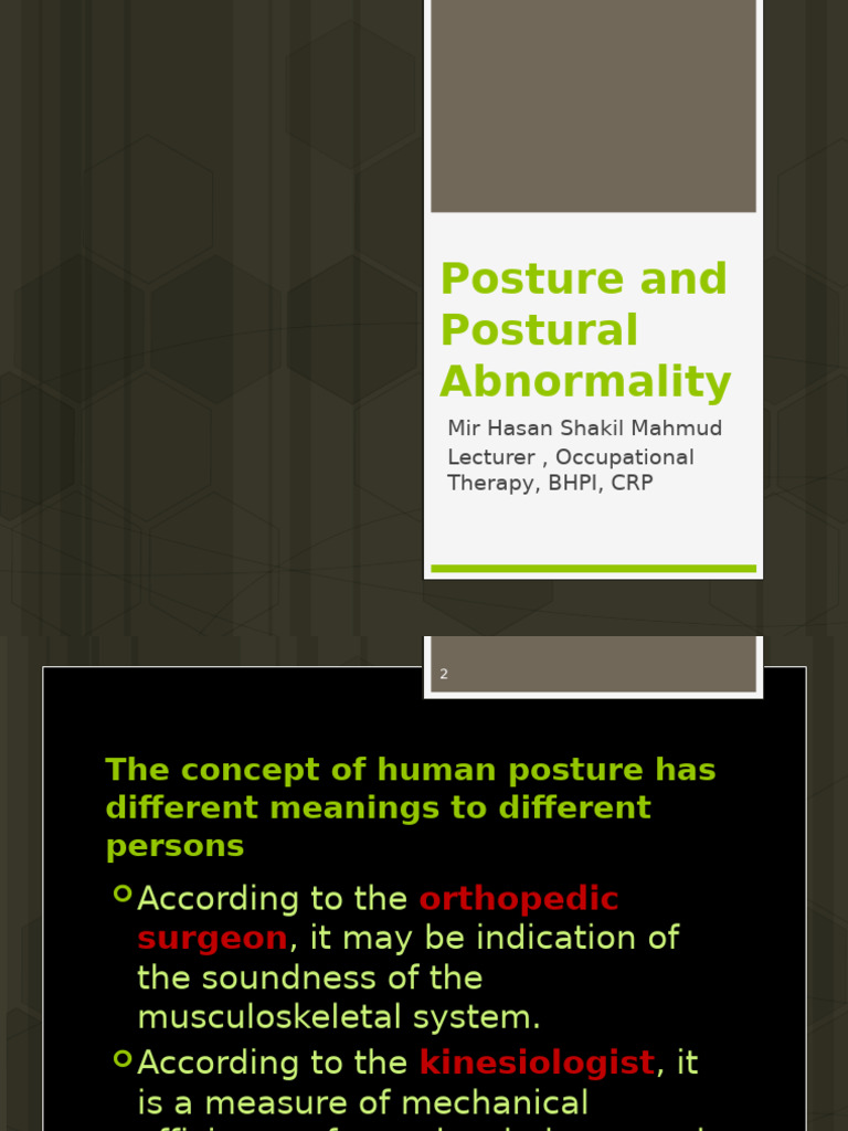 Lecture 26, 27, 28 - Posture and Postural Abnormality | PDF | Pelvis ...