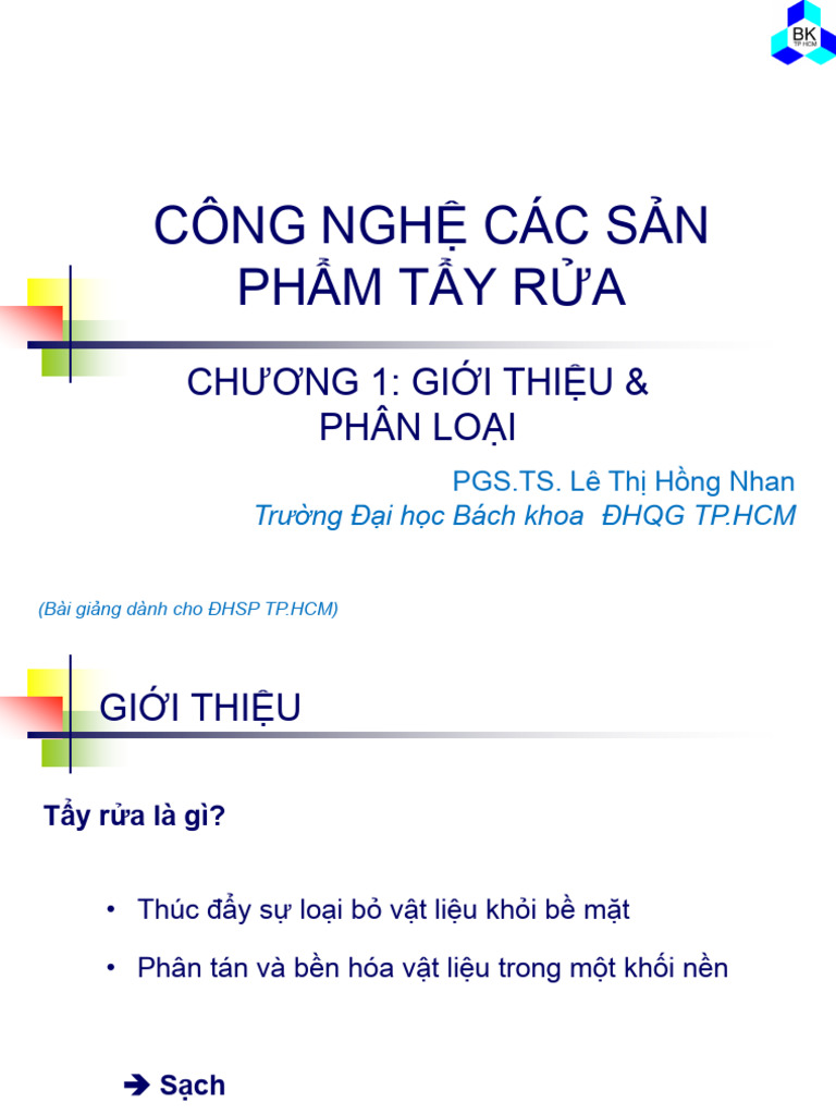 CNCTR-Nhan-gioi Thieu & Phan loai-DHSP-2018 | PDF