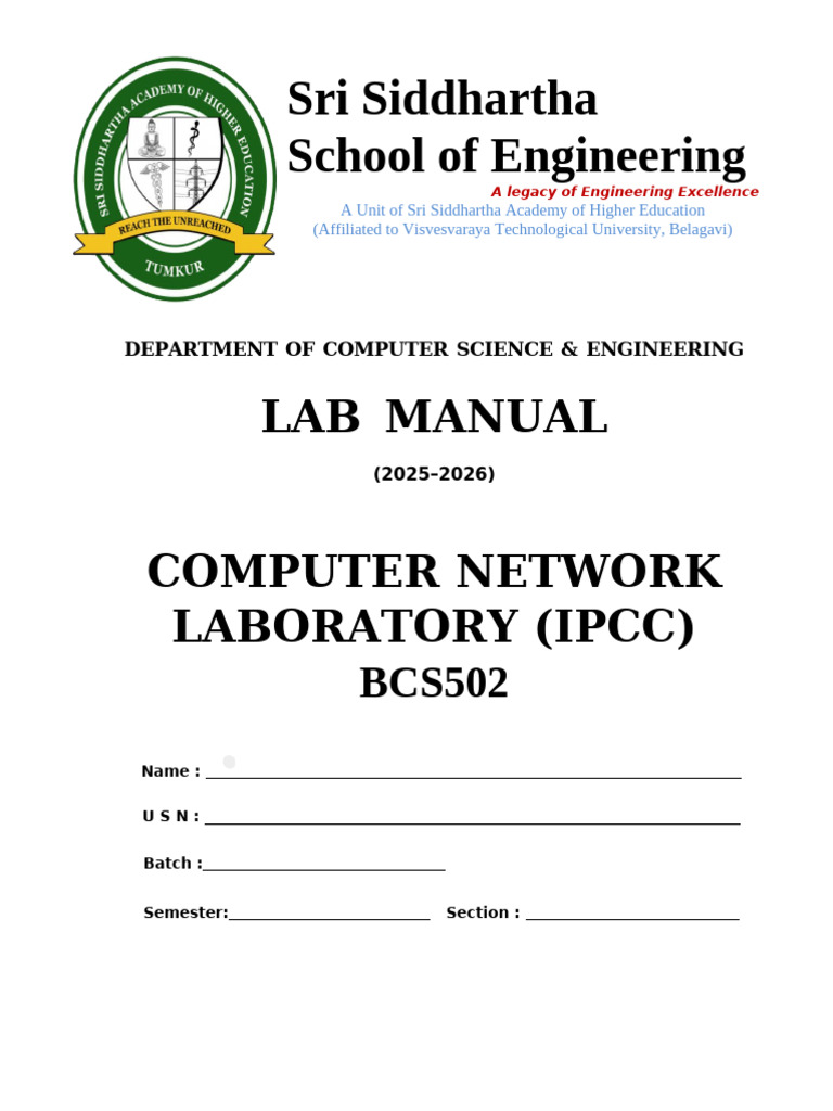 CN Manual | PDF | Computing | Computer Science