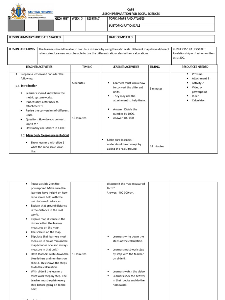 Updated Lesson Plan 7template 7 | PDF