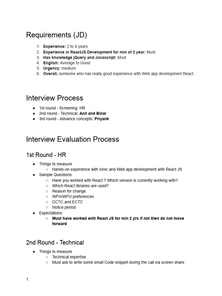 Jr. ReactJS Developer - Blitzz | PDF | World Wide Web | Internet & Web