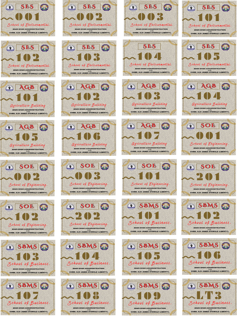 Class Tags | PDF