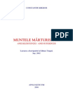 Constantin Hrehor - Muntele Marturisitor