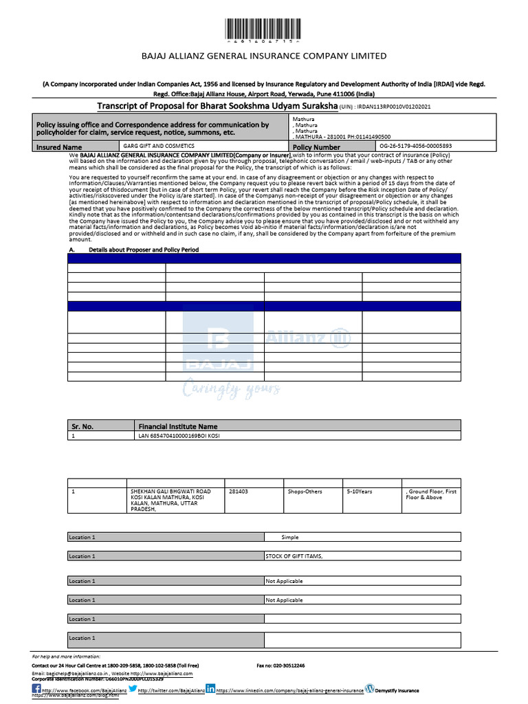 BBBB | PDF | Insurance | Contractual Term