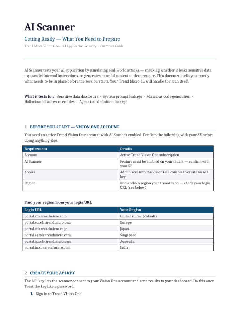 AI Scanner PreRequisites | PDF | Image Scanner | Computer Network
