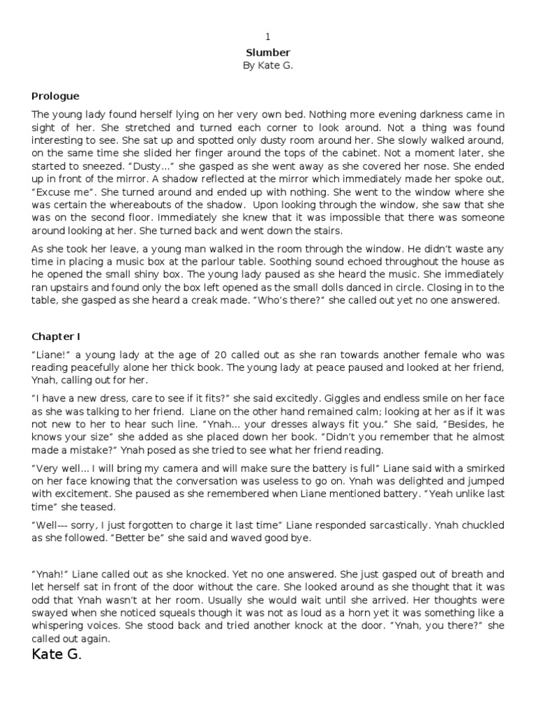 Slumber Draft | PDF | Anger | Vampires