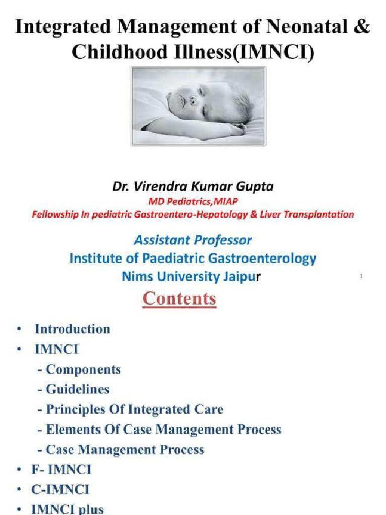 IMNCI | PDF