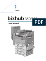 Bizhub-c350 User Manual