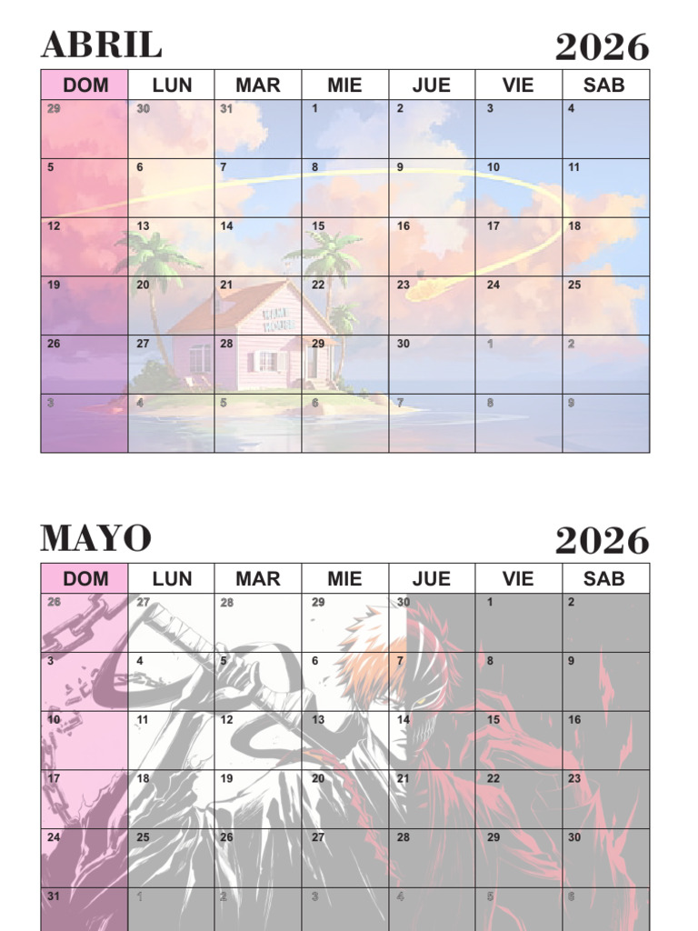 Calendario 2026 | PDF