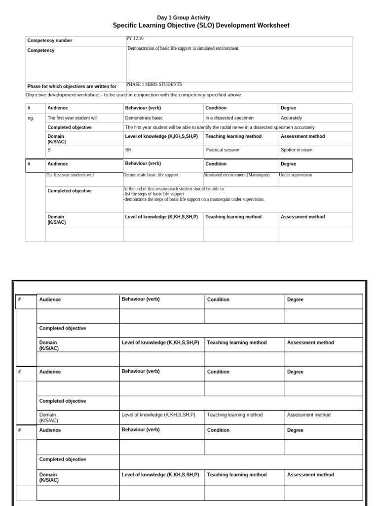 Participants Worksheets | PDF | Learning | Teaching Method