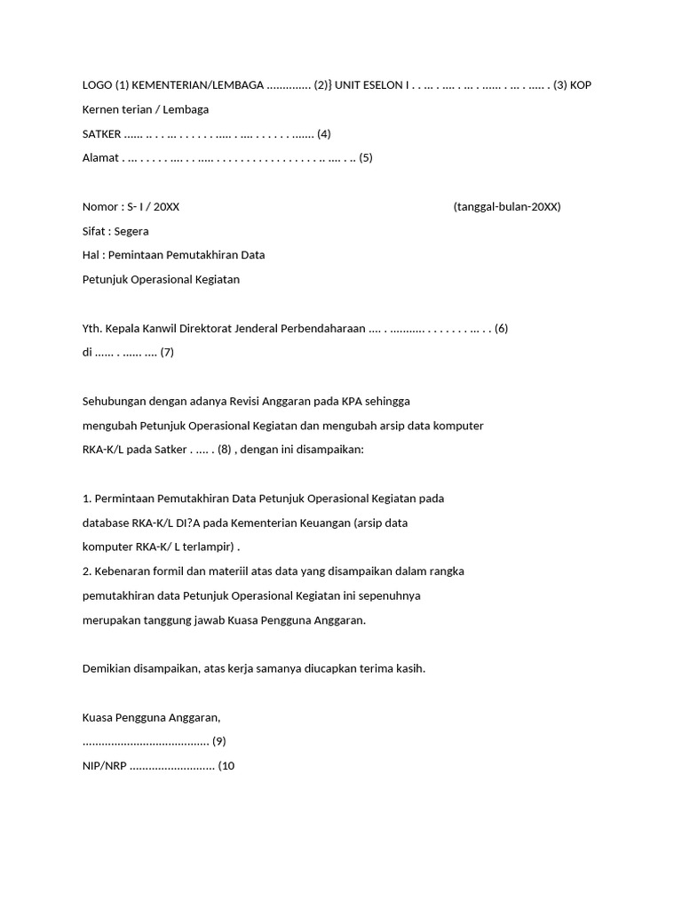 Format Usulan Penyamaan Pok | PDF