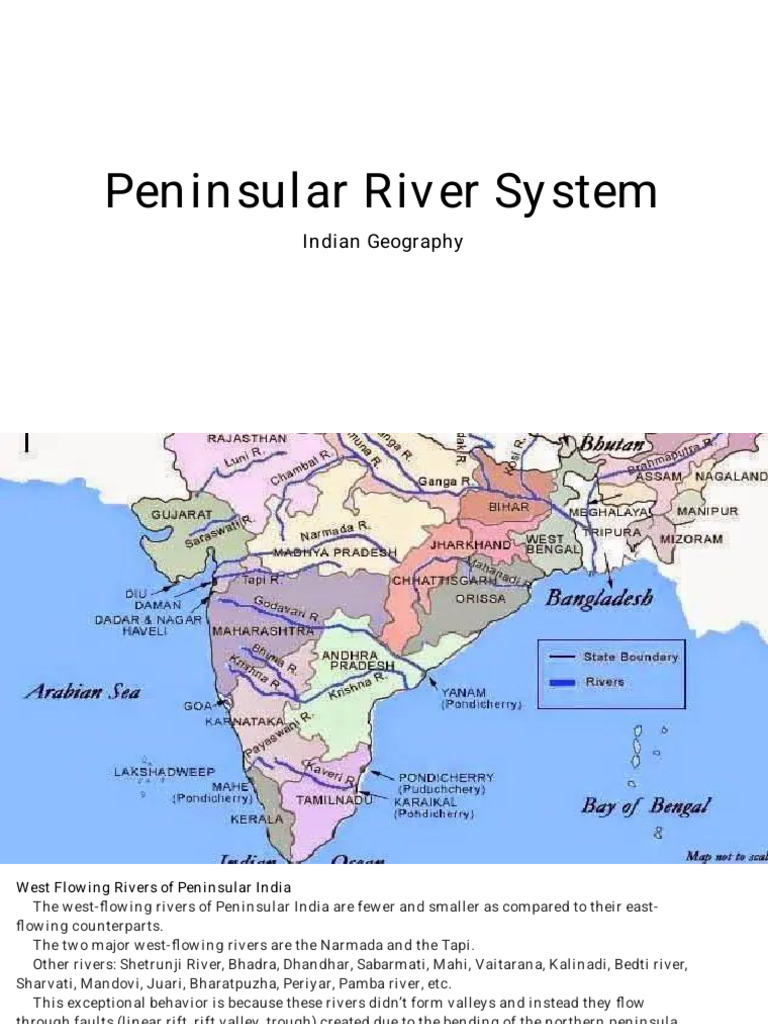 Peninsular River System | PDF | Fluvial Landforms | Environmental Science