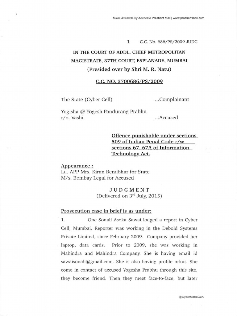 Judgment | PDF | Discovery (Law) | Sentence (Law)