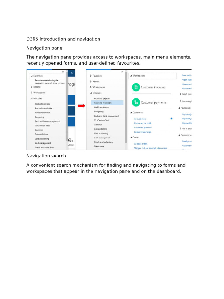 D365 Introduction and Navigation | PDF