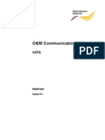 O&amp M Communication Protocols