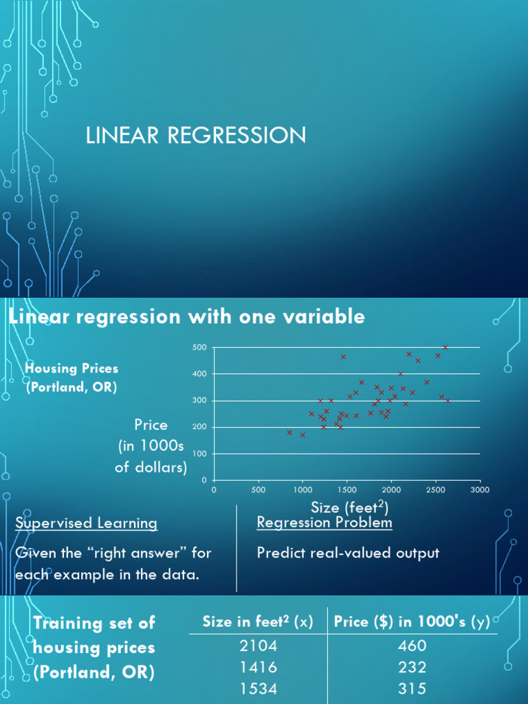 ML Linear Regression | PDF | Regression Analysis | Linear Regression