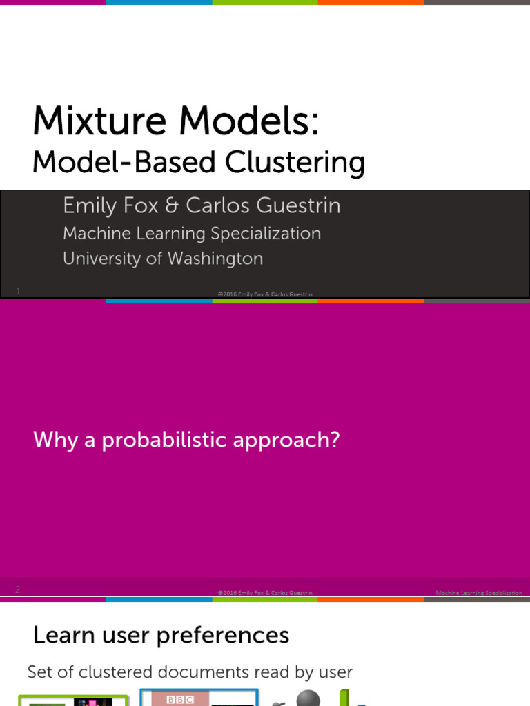 mixmodel-EM-annotated | PDF | Normal Distribution | Cluster Analysis