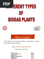 Types of Biogas Plant