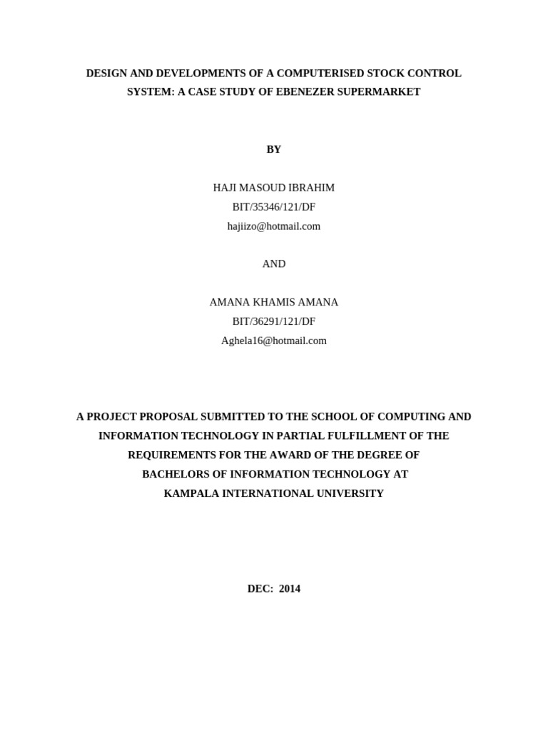 Project Proposal | PDF | Databases | Software Development Process