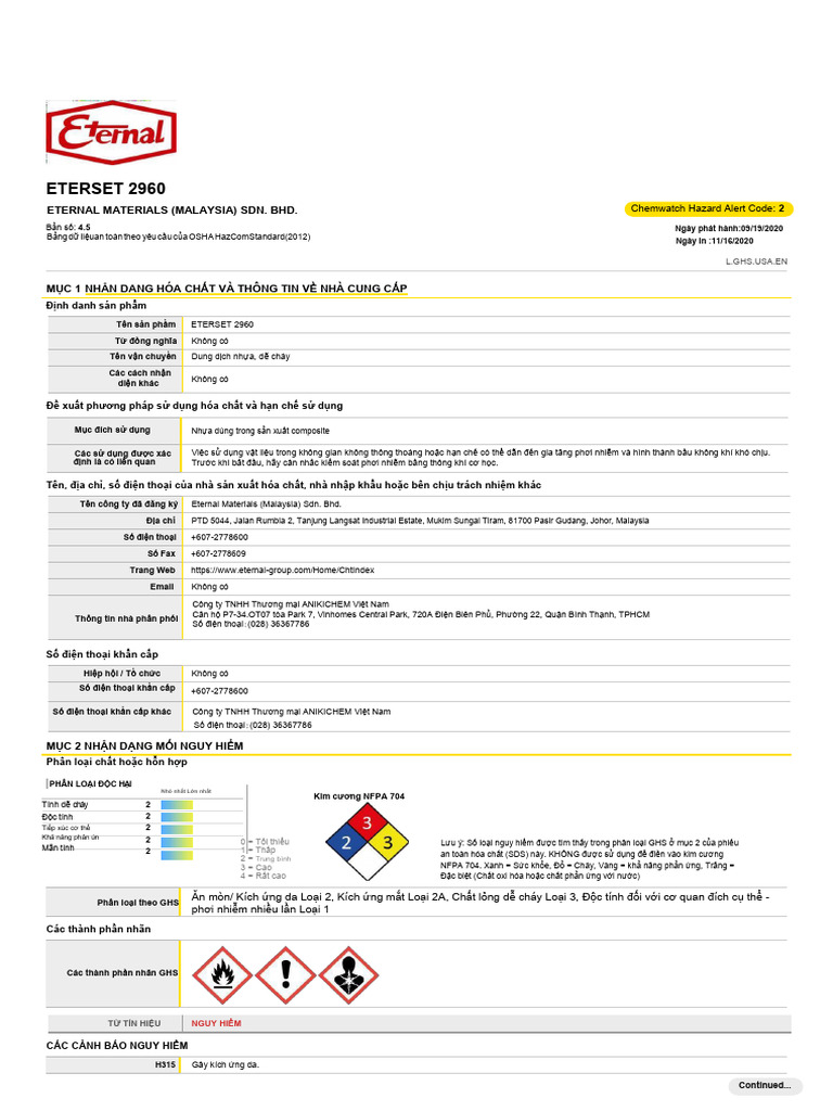 Eterset 2960 VN | PDF