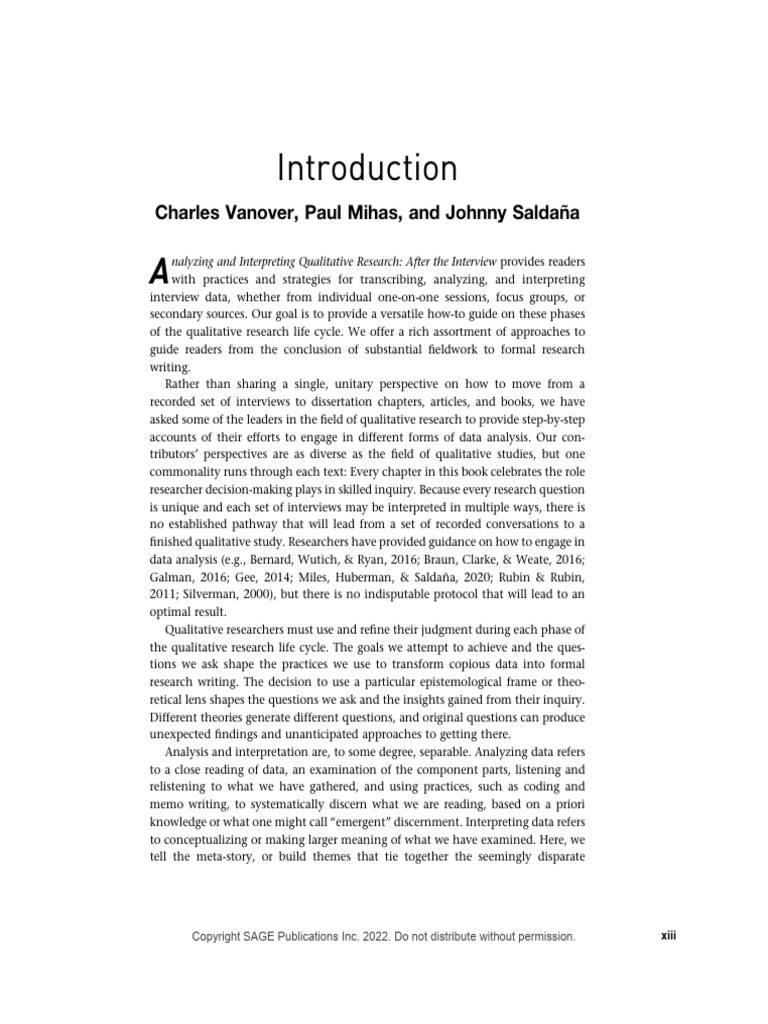 Qualitative Data Analysis | PDF | Qualitative Research | Analysis