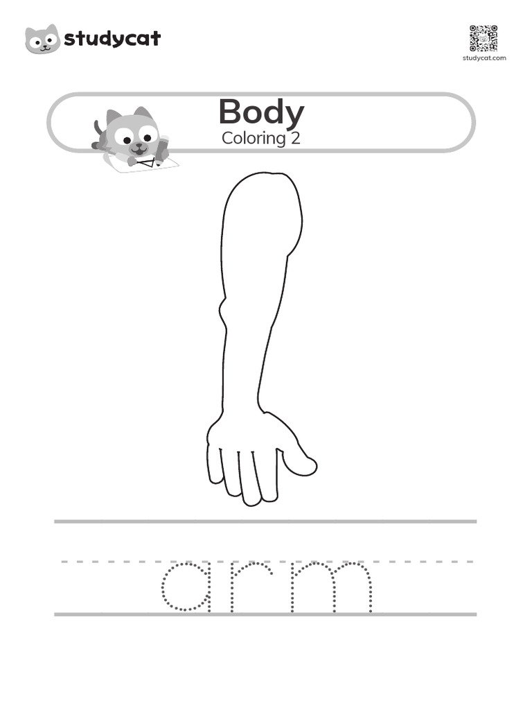 Body Coloring Worksheet 2 | PDF