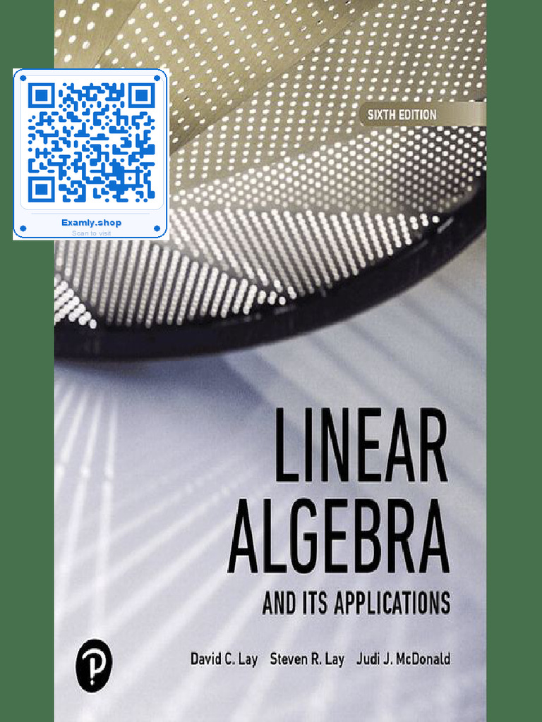 Complete Linear Algebra and Its Applications 6th Edition by David C Lay ...