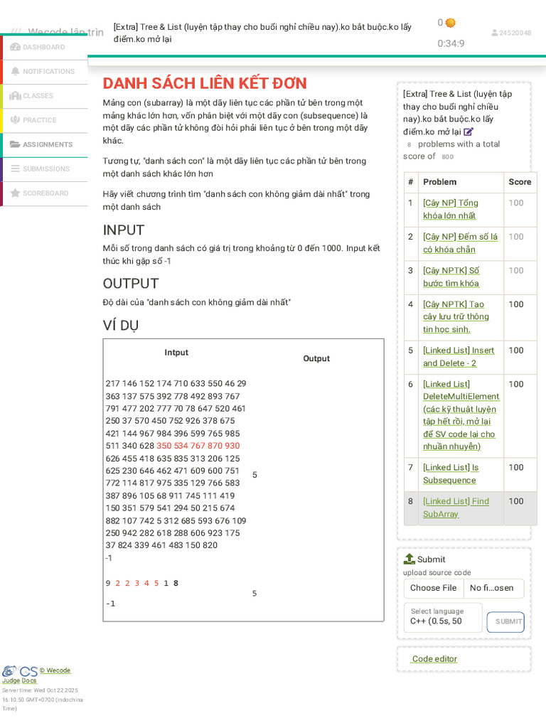 View Problem - Wecode Lập Trình - Wecode Judge 8 | PDF