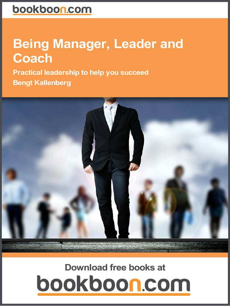 Being Manager Leader and Coach | PDF | Goal | Motivational