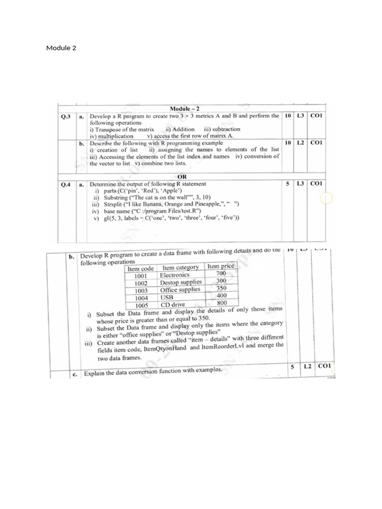 Module 2 | PDF