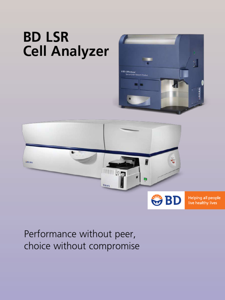 LSR Cell Analyzer Brochure 23-10773-01 | PDF | Flow Cytometry | Laser