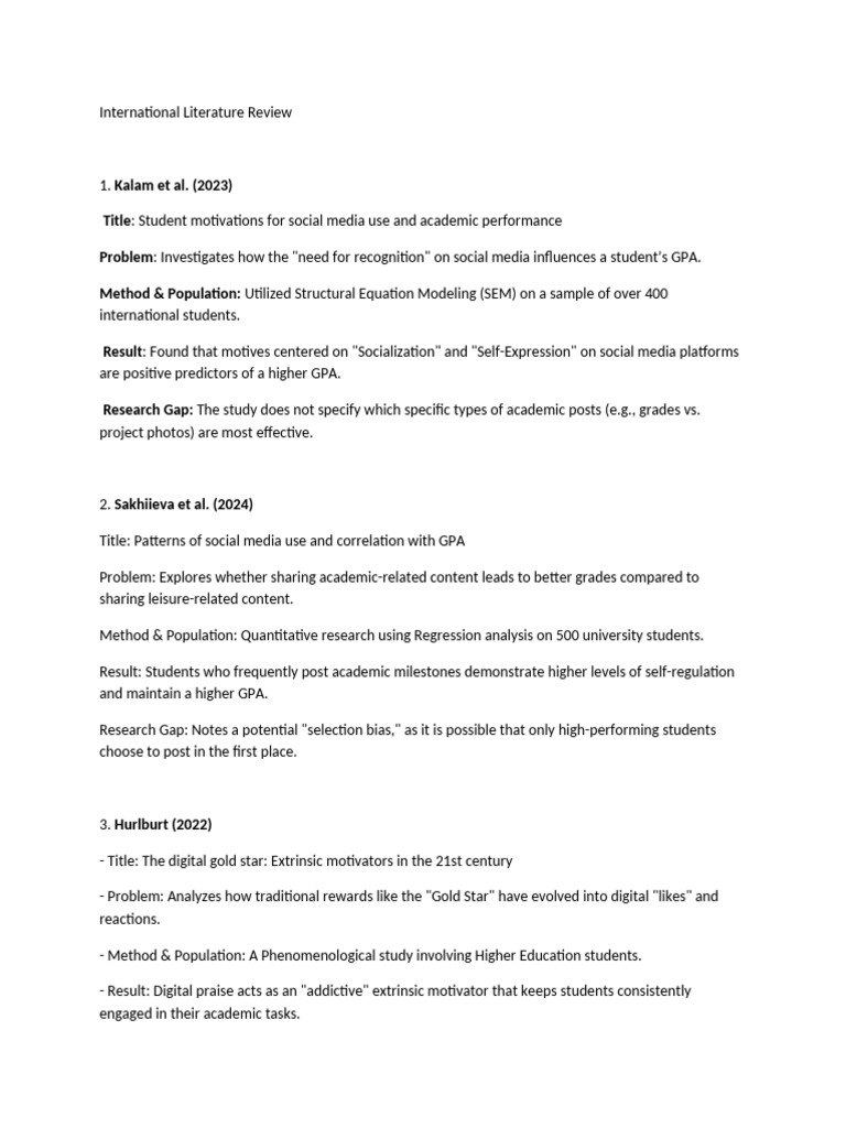 International RRL 2.0 | PDF | Motivation | Motivational