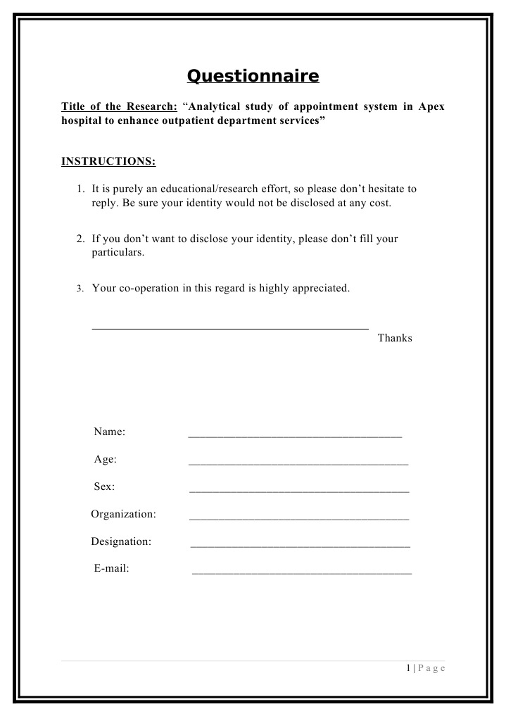 Anand Questionnaire 2 | PDF