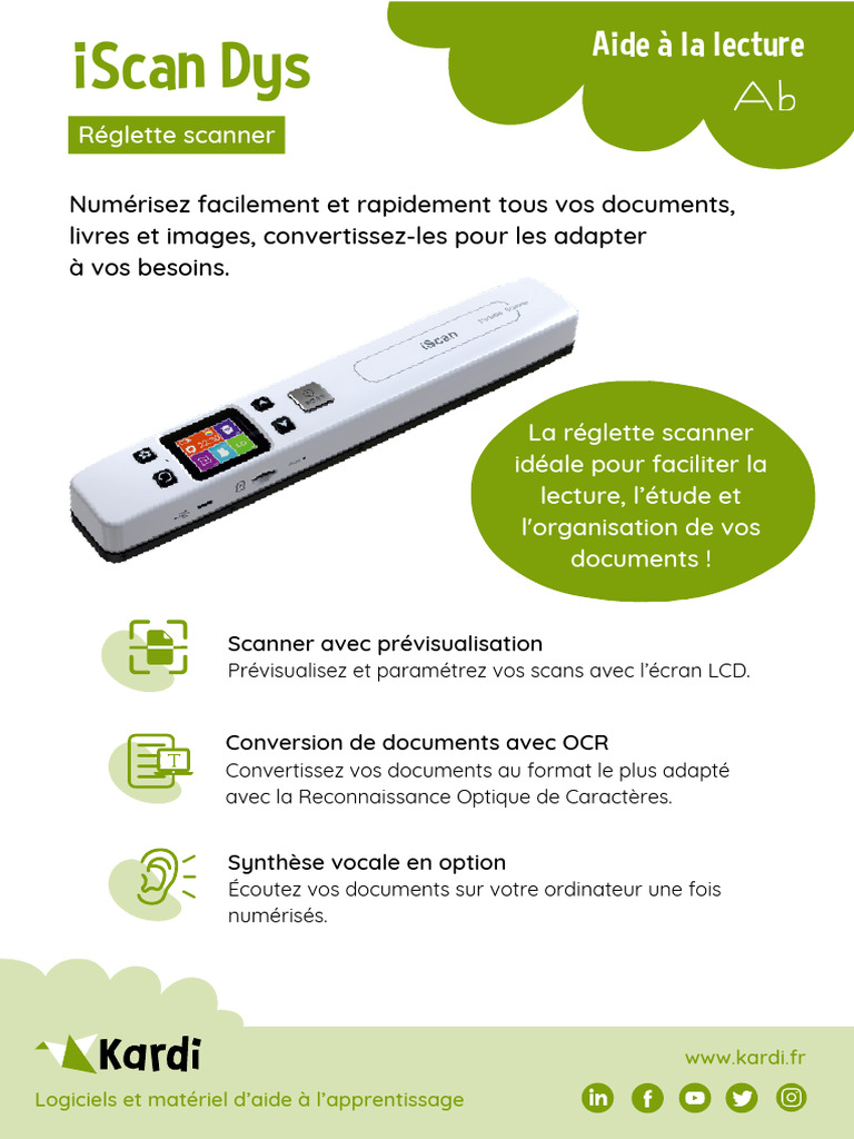 Flyer Iscan Dys | PDF | Reconnaissance optique de caractères | Scanner ...