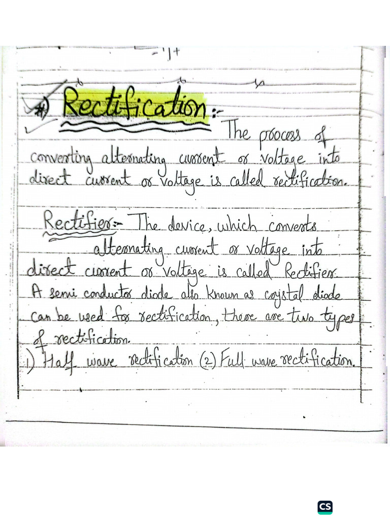 Rectification | PDF
