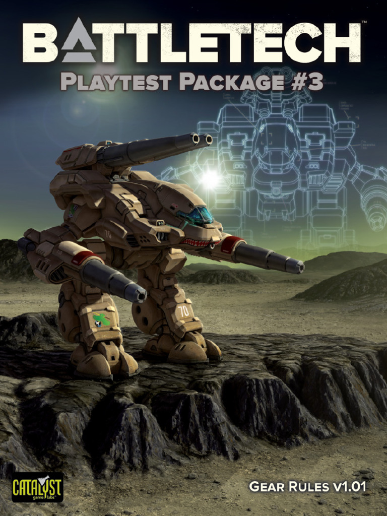 BattleTech Playtest 0301 Gear Rules 10 29a | PDF | Battle Tech | Ammunition