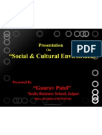 Social &amp Cultural Environment