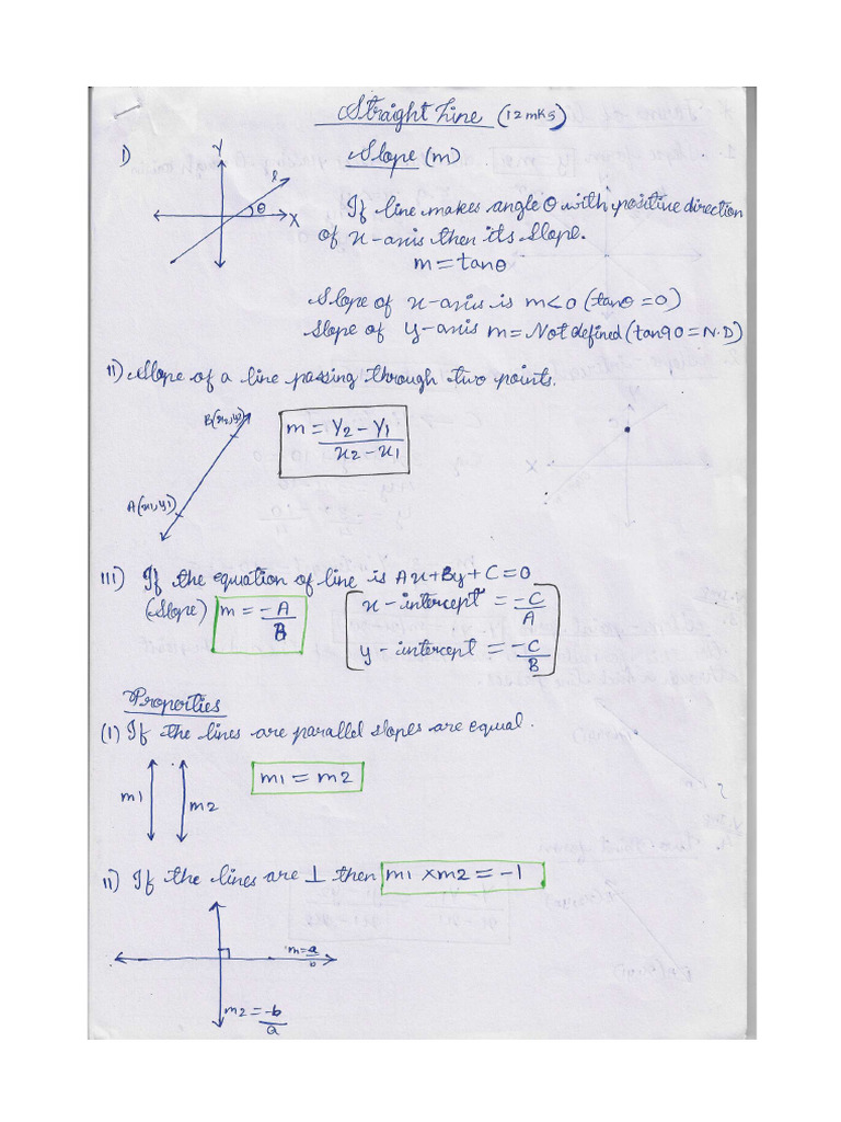 Straight Line | PDF
