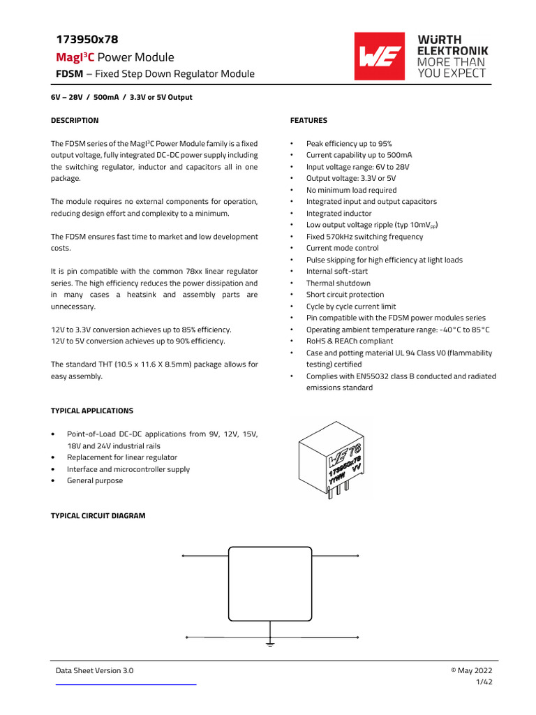 Power Module: Magi C | PDF | Power Supply | Electrical Engineering