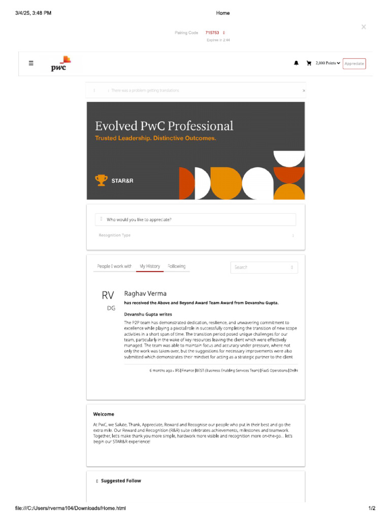 Appreciation | PDF