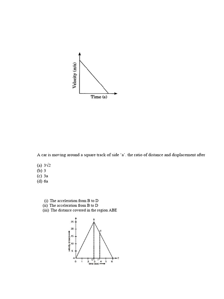 Day2 Worksheet Class 9 Ui1 Motion25-26 | PDF