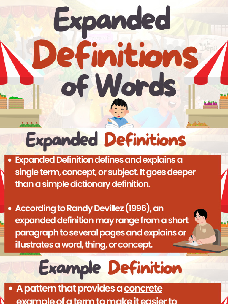 Expanded Definition of Words | PDF | Online Shopping | Human Communication
