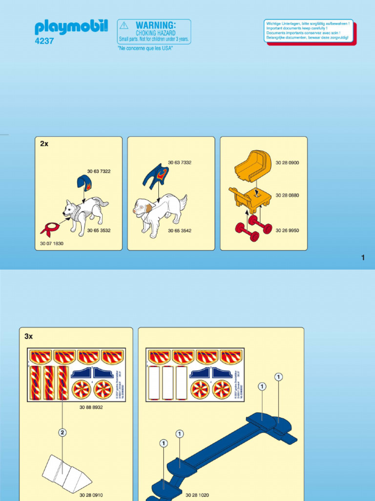 Playmobil Set 4237 Circus Dog Act | PDF