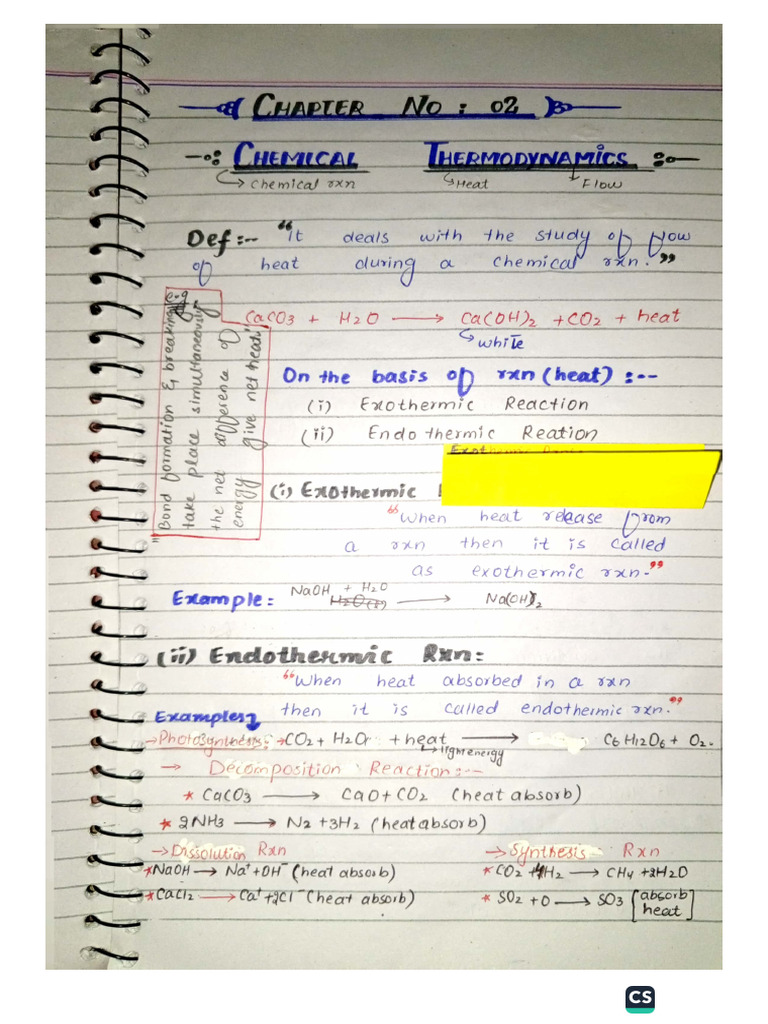 Phy Chem (Thermodynamics) | PDF