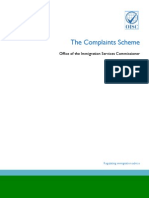OISC the Complaints Scheme - July 2012