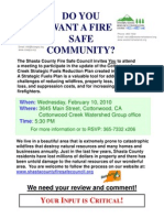 Do You Want A Fire Safe Community  